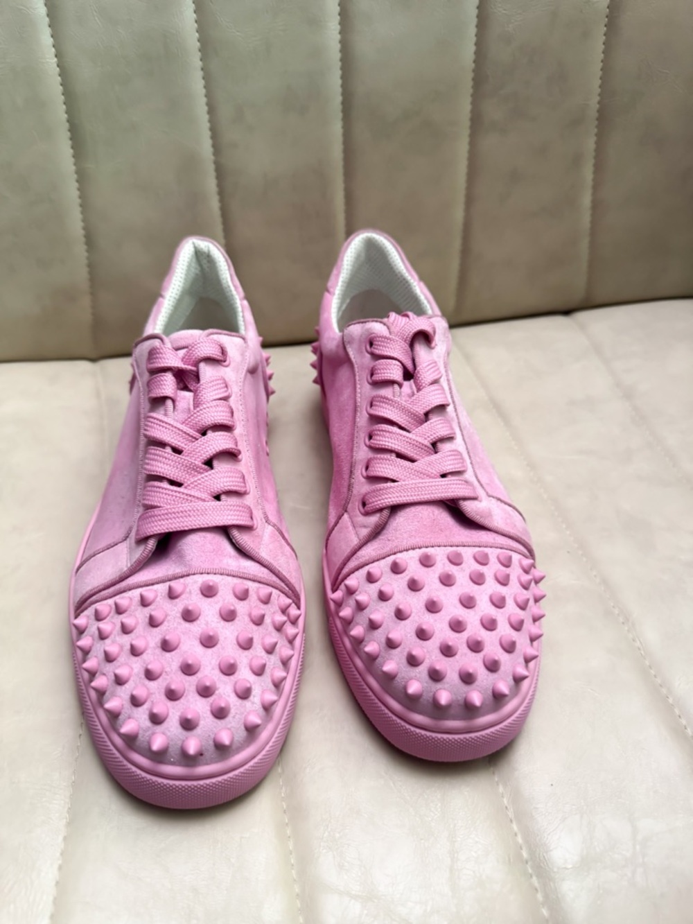 NW Christian Louboutin Sneakers Viera 2 Pink 41 (10.5-11US Women)